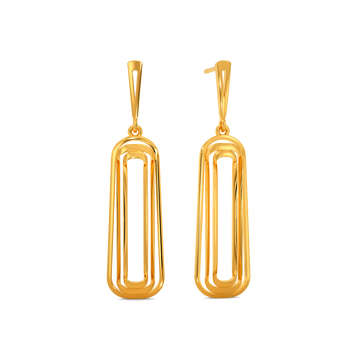 Playful Layers Gold Earrings