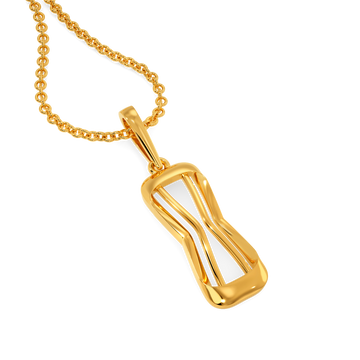 Playful Layers Gold Pendants