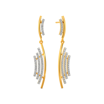 Layer Blink Diamond Earrings