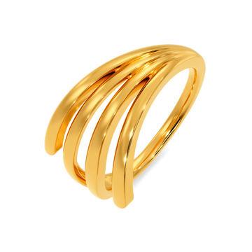 Layers of the Fall Gold Rings