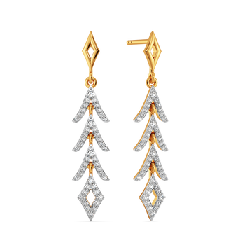 Rebel Flapper Diamond Earrings