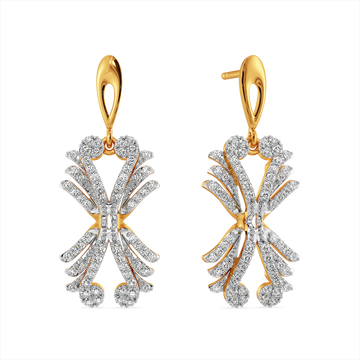 Iconic Flapper  Diamond Earrings