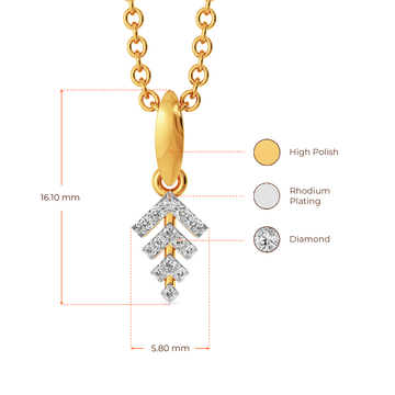 Art Deco Darling Diamond Pendants