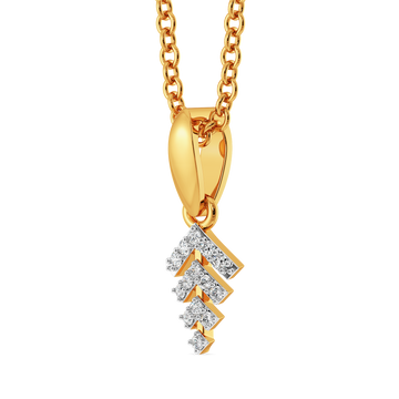 Art Deco Darling Diamond Pendants