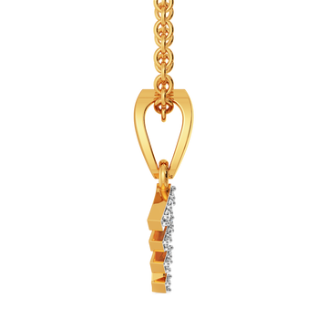 Art Deco Darling Diamond Pendants