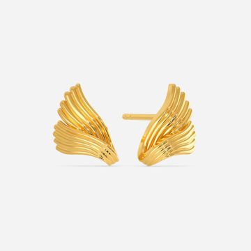Cocooned Comfort Gold Earrings