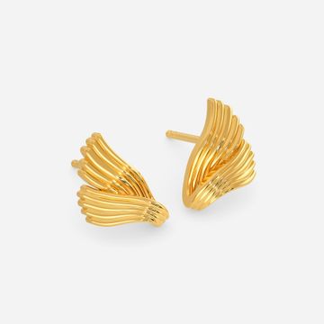 Cocooned Comfort Gold Earrings
