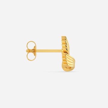 Cocooned Comfort Gold Earrings