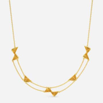 Wrapped in Chic Gold Necklaces