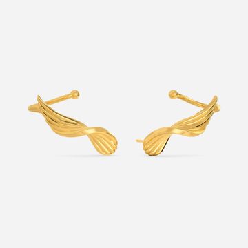 Into the Layers Gold Earrings