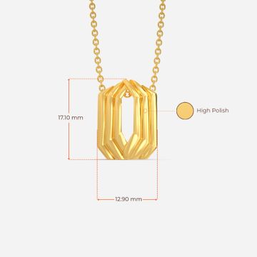 Tucked N Toasty Gold Pendants