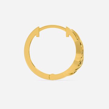 Ski Chic Gold Earrings