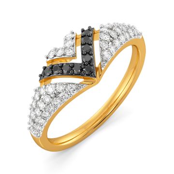 Black N Bold Diamond Rings