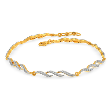Dramatic Feathers Diamond Bracelets