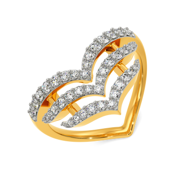 In a Feathery Mood Diamond Rings