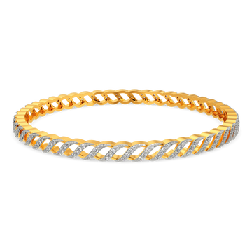 Feather Extravagance Diamond Bangles
