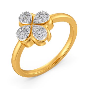 Flower Flair Diamond Rings