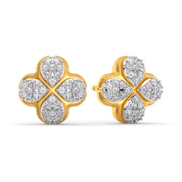 Flower Flair Diamond Earrings