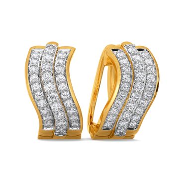 Frill Grandeur Diamond Earrings