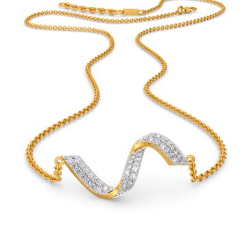 Structural Drama Diamond Necklaces