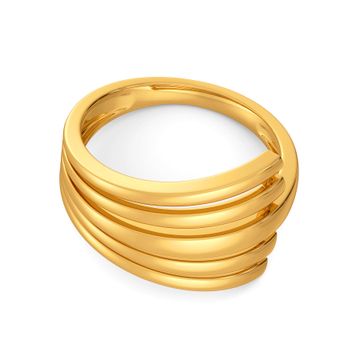 Arty Accents Gold Rings