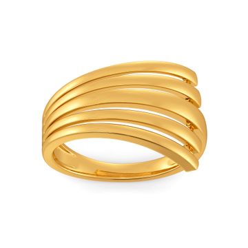 Arty Accents Gold Rings