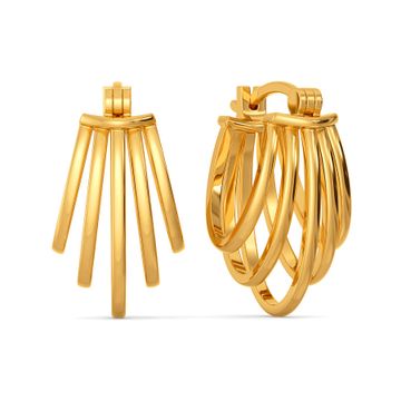Arty Accents Gold Earrings