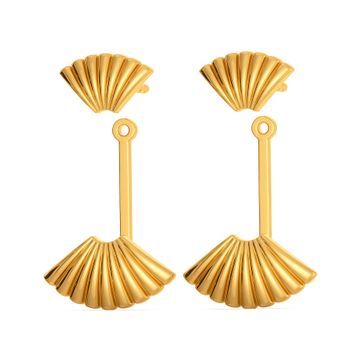 Miss Poisson Gold Earrings