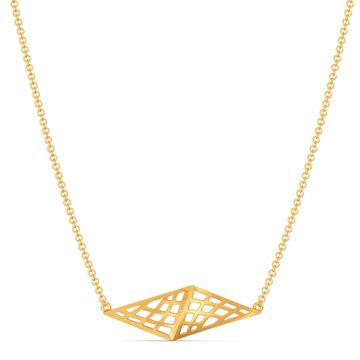 Visual Drama Gold Necklaces