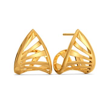 Bishop Bends Gold Earrings