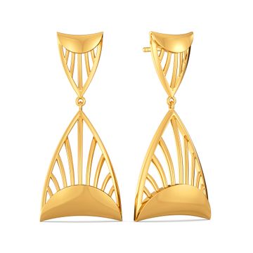 Tales of Theatrics Gold Earrings