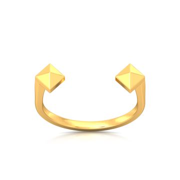 Gold Glitters Gold Rings