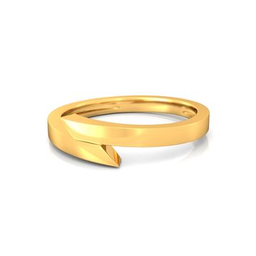 Love Triangle Gold Rings