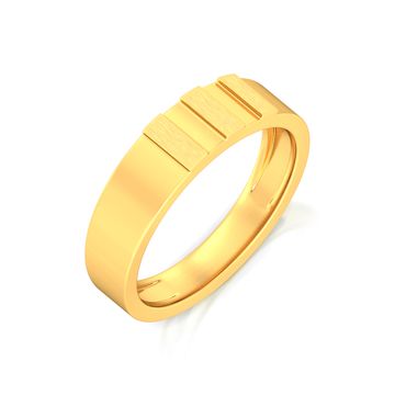 Shadow Play Gold Rings