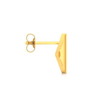 Shadow Play Gold Earrings