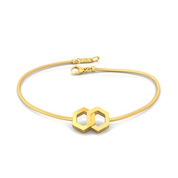 Gold Entwined Gold Bracelets