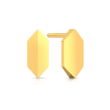 Stunning Simplicity Gold Earrings