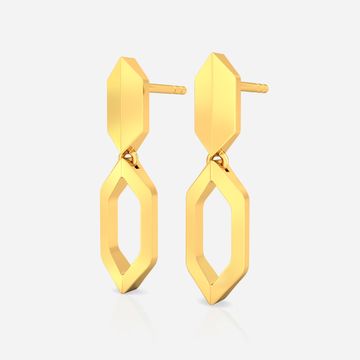 Gold Fling Gold Earrings