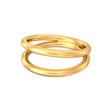 Hoopla Hoop Gold Rings