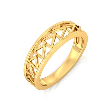 Tripartite Party Gold Rings