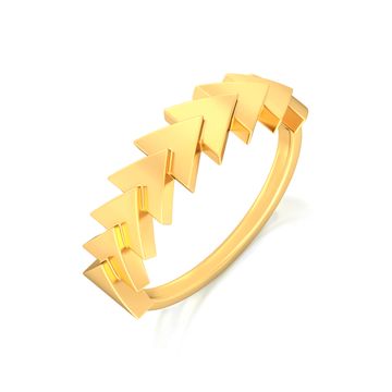 Patterns Gone Cray Gold Rings