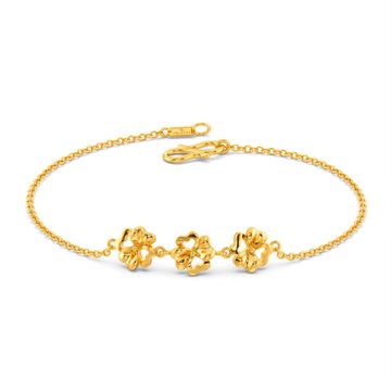 Florally Fabulous Gold Bracelets