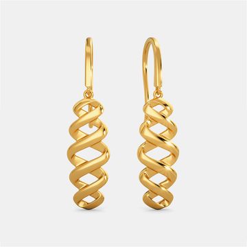Spiral Goes Viral Gold Earrings