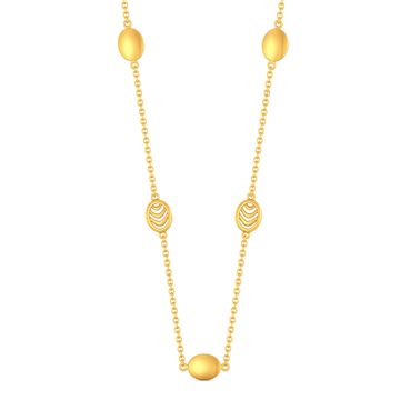 Oval Ambition Gold Necklaces