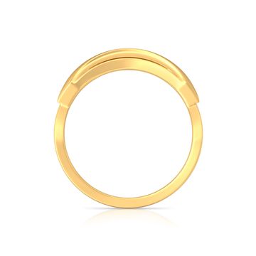 Culture Curvature Gold Rings