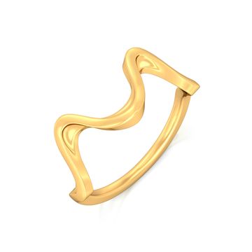 Crave the wave Gold Rings