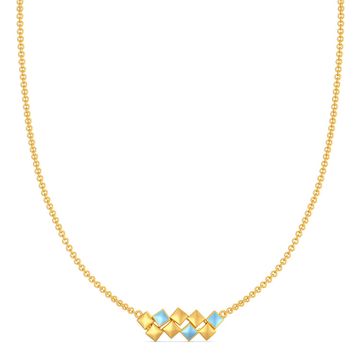 Ice Cubes Gold Necklaces