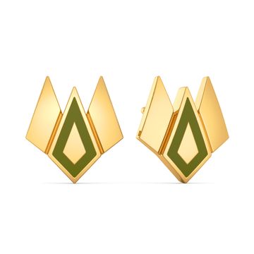 Bold Barracks Gold Earrings