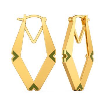 Military Attache Gold Earrings