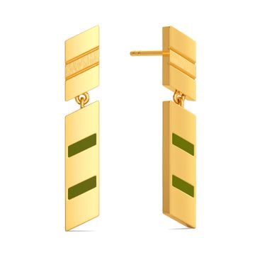 Brother in Arms Gold Earrings
